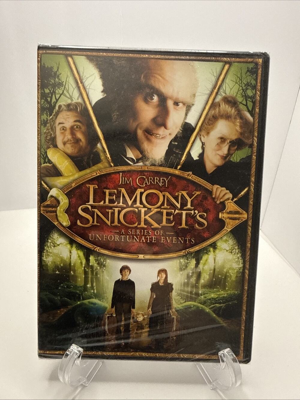 Lemony Snickets Movie New Jim Carey DVD Sealed 4561